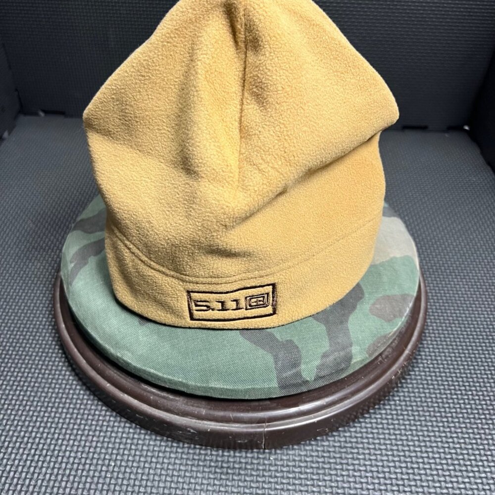 5.11 Tactical Fleece Beanie Hat In Coyote Brown Soft Warm Winter Cap